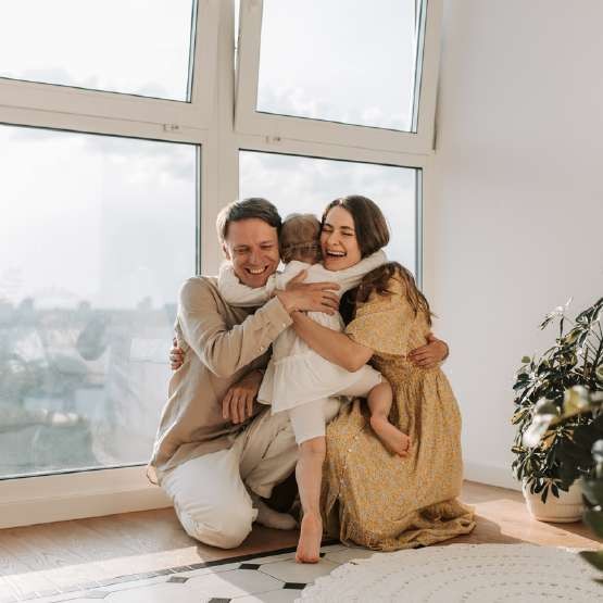 Famille dans son logement